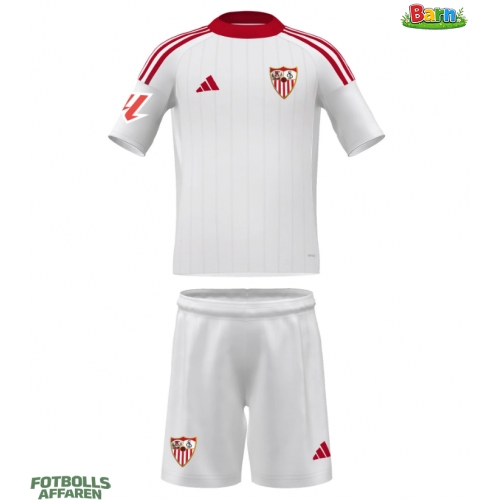 Sevilla Hemmaställ Barn 2025-26 Kortärmad (+ Korta byxor)